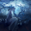 888f38 deep sea girl black dress floating underwater fish   hatsune miku shinkai shoujo vocaloid and vocaloid drawn by spencer sais  ed449036a86c8028fa1900601386637a